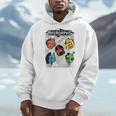 Animorphs Split Face Character Colorful Grid Book Series Men Hoodie Animorphs Split Face Character Colorful Grid Book Series Men Hoodie