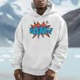 Bang Comic Book Sound Effect Bubble Graphic Tee Shirt Men Hoodie
