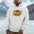 BANG Pop Art Comic Book Speech Bubbles Street Graffiti Art Men Hoodie