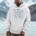 Book Girl Summer Bow Beach Seashell Summer Men Hoodie