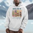 Book Lover Reading Brushstroke Books Are My Love Language Men Hoodie Book Lover Reading Brushstroke Books Are My Love Language Men Hoodie