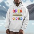 If My Book Is Open Your Mouth Is Closed Reading Books Performance Men Hoodie