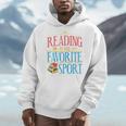 Book Reading Reading Is My Favorite Sport Raglan Baseball Tee Men Hoodie Book Reading Reading Is My Favorite Sport Raglan Baseball Tee Men Hoodie