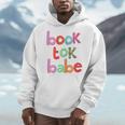 Book Tok Babe Bookish Woman Loves To Read Reading Novels Men Hoodie