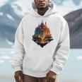 Castle Of Books Imagination Art Book Lover Men Hoodie