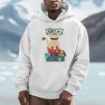 Cat Book Reader Nerd Men Hoodie
