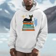 Cat And Books Retro Midcentury Mid Century Aesthetic Men Hoodie Cat And Books Retro Midcentury Mid Century Aesthetic Men Hoodie