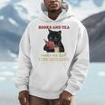 Cat Books And Tea Make Me Feel Less Murdery Quote Men Hoodie Cat Books And Tea Make Me Feel Less Murdery Quote Men Hoodie