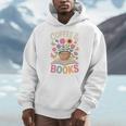 Coffee & Books Lover Wildflowers Boho Aesthetic Premium Tri-Blend Men Hoodie