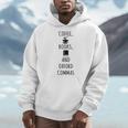 Coffee Books And Oxford Commas Reading T-Shirt Men Hoodie