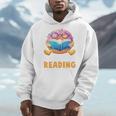 Donut Stop Reading Cute Book Reader Bookworm Donut Day Men Hoodie