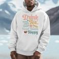 Drink Tea Read Books Nerd Book Reader Book Reading Lover Premium Tri-Blend Men Hoodie
