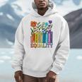Equality Books Wildflower Rainbow LGBT Lesbian Gay Pride Men Hoodie