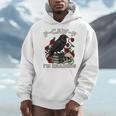 F-CAW-F I'm Reading Crow Book Lover Introvert Meme Men Hoodie