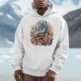 Fantasy Dragon Books Floral Boho Bookworm Men Hoodie Fantasy Dragon Books Floral Boho Bookworm Men Hoodie