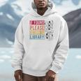 If Found Please Return To Library Retro Book Library Men Hoodie