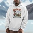 Hobart NY Book Village Of Catskills Vintage Mascot Logo Men Hoodie