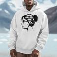 Just a Girl Who Loves Books Reading Silhouette Graphic Men Hoodie