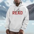 Let's Read National Read A Book Day Reading Month Freedom Men Hoodie