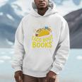 Let's Taco About Books Mexican Pun Bookworm Premium Tri-Blend Men Hoodie