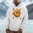 Letter G Initial Comic Book Vintage Matching Family Fun Men Hoodie