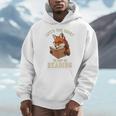 Life’s Too Short To Not Be Reading Cute Fox Book Lover Premium Tri-Blend Men Hoodie