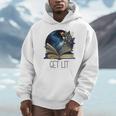 Lets Get Lit Book ShirtGet Lost In a Book SignFloral Book Men Hoodie
