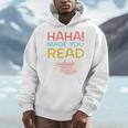 Made You Read Librarian Book Reader Library Book Premium Tri-Blend Men Hoodie