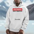 Man Oldtimer Birthday Middle Finger Guest Book 40 Years Men Hoodie