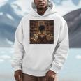 Melanin Afro Women Educated Reading Book History Comfort Colors Crop Top Men Hoodie