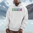 Mr Men Mr Greedy Retro Comic Book Colourful Premium Tri-Blend Men Hoodie
