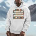 I Have No Shelf Control Book Lover Bookshelf Men Hoodie