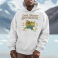Oops I Bought Another Book Frog For Bookish Readers Men Hoodie