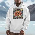 Pocket Rocket Comic Book Style Premium Tri-Blend Men Hoodie