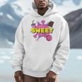 Pop Art Sweet Text Bubble Comic Book Style Classic Raglan Baseball Tee Men Hoodie Pop Art Sweet Text Bubble Comic Book Style Classic Raglan Baseball Tee Men Hoodie