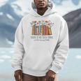 There Is No Such Thing As Too Many Books Floral Bookish Men Hoodie