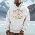 I Read Books Anywhere I Love Heart Books Bookworm Men Hoodie I Read Books Anywhere I Love Heart Books Bookworm Men Hoodie