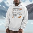 Read Books Drink Coffee Fight Evil Reading Book Lover Men Hoodie