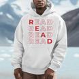Read Books Library Bookworm Librarian Book Lover Men Hoodie