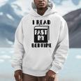 I Read Past My Bedtime Book Reader Men Hoodie I Read Past My Bedtime Book Reader Men Hoodie