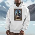 The Reader Dragon Fantasy Book Lover Tarot Card Premium Tri-Blend Men Hoodie