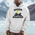 Speed Reader Book Lover Reading Men Hoodie Speed Reader Book Lover Reading Men Hoodie