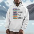 My Summer Is All Booked Book Reading Bookworm Men Women Girls Kids Men Hoodie
