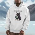 At Times I Think To Myself Drop The Book And Get Stuff Done Men Hoodie