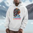 History Education Is Freedom Books Black History Men Hoodie History Education Is Freedom Books Black History Men Hoodie
