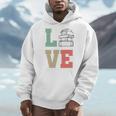 Valentines Day Book Lover Reading Men Hoodie
