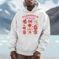 Valentines Reading Book Lover All Booked For Valentine's Day Men Hoodie