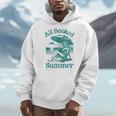 Vintage All Booked For The Summer Book Girl Summer Coquette Men Hoodie