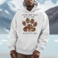 A Woman Cannot Survive On Books Alone She Also Needs Dog Men Hoodie A Woman Cannot Survive On Books Alone She Also Needs Dog Men Hoodie