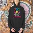 100 Days Of School Reading English Teacher Books Stack Men Hoodie